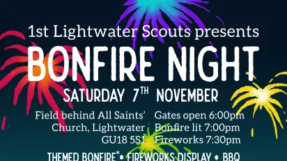 Lightwater Scouts Bonfire Night 2026