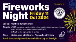 Fireworks Night 2024 | Oakfield Junior School