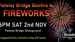 Pateley Bridge Bonfire & Fireworks 2024